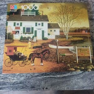 Charles Wysocki 1991 Birch Point Cove 1000 Piece Puzzle MB New Sealed